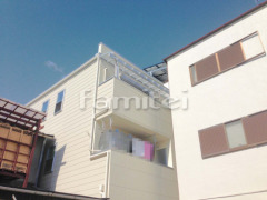 ベランダ屋根 YKKヴェクターテラス3階 積雪50cm対応