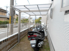 自転車バイク屋根 LIXILネスカF カーポート1台
