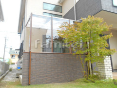 木製調ガーデンルーム LIXILココマ サイドスルー腰壁タイプ