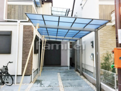 カーポート LIXILネスカF1台 ベランダ屋根 スピーネ2階