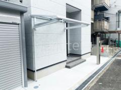 柱なし雨除け屋根 カーポート 駐車場シャッター車庫