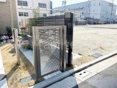 LIXIL 片開き門扉・跳ね上げゲート 2台ワイド
