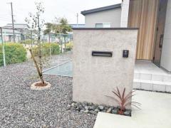 新築シンプル オープン外構
