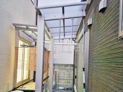 雨除け屋根 YKK独立式レセパLタイプ1階