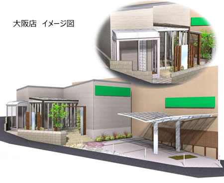 ファミリー庭園 大阪店 〒543-0056 大阪府大阪市天王寺区堀越町6−39