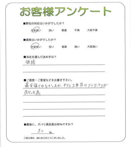 奈良県葛城市 U様