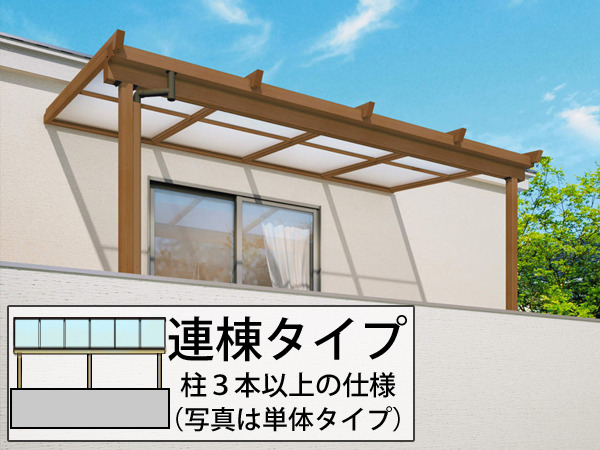 激安1階テラス屋根三協アルミ フル木製調 ナチュレNテラス 激安1階テラス屋根三協アルミ フル木製調 ナチュレNテラス