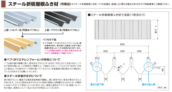 様々な屋根に対応