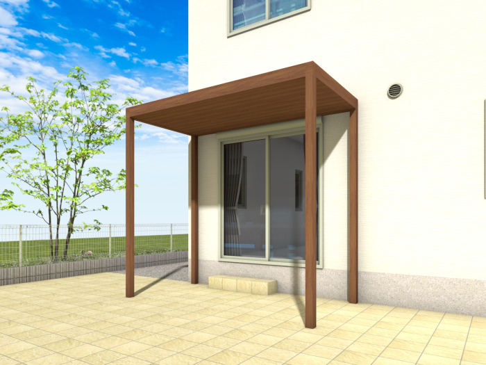 激安1階テラス屋根LIXIL 木製調 独立式Gルーフ フリータイプ 天井材付 激安1階テラス屋根LIXIL 木製調 独立式Gルーフ フリータイプ 天井材付