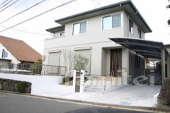 新築高台オープン外構