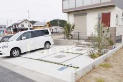 車庫リフォーム 植栽