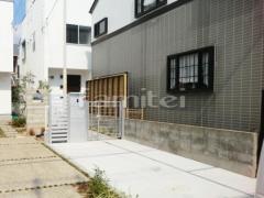 新築セミクローズ外構
