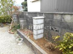 控え塀 補強壁 ブロック塀延長