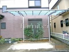 カーポート YKKAP レイナポートREグラン 1台用(単棟) R型アール屋根 前下がり 逆勾配