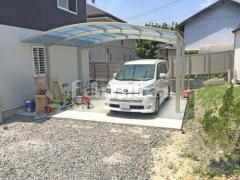 カーポート プライスポート横2台 土間コンクリート