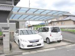 カーポート YKKエフルージュEX横2台 後柱仕様