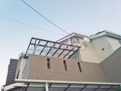ベランダ屋根 フラットテラス2階