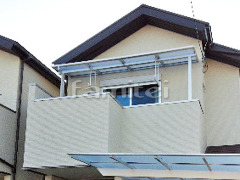 ベランダ屋根 LIXILスピーネ2階