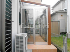 サンルーム 駐車場ガレージ 立水栓 花壇