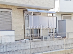 雨除け屋根 LIXILスピーネ1階 目隠しパネル
