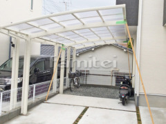 カーポート YKKレイナポート縦1.5台