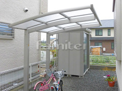 自転車バイク屋根 YKKレイナポート