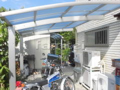 カーポート YKKレイナポート1台 雨除け屋根 レギュラーテラス1階