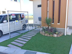 新築ナチュラル オープン外構