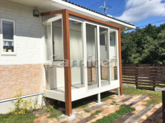 木製調ガーデンルーム YKKサンフィール 積雪50cm対応