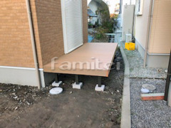 人工木材ウッドデッキ LIXIL樹ら楽ステージ