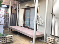 人工木材ウッドデッキ LIXILら楽ステージ