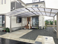 カーポート YKKレイナポート横2台