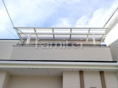 ベランダ屋根 LIXILスピーネ2階