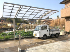 カーポート LIXILネスカR1台 土間コンクリート