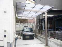 カーポート LIXILネスカF縦1.5台 ベランダ屋根 テラスVA2階