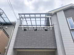 ベランダ屋根 YKKソラリア2階 積雪50cm対応