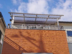ベランダ屋根 YKKソラリアF2階