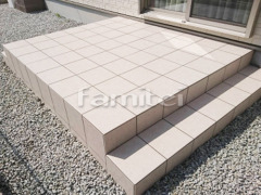 タイルデッッキ ベランダ屋根 YKKソラリアF2階