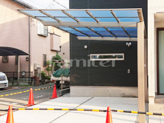 カーポート LIXILネスカF1台 目隠しフェンス