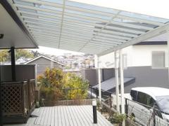 雨除け屋根 YKKソラリア1階 積雪50cm対応