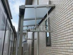 雨除け屋根 YKKソラリア 表札取り替え
