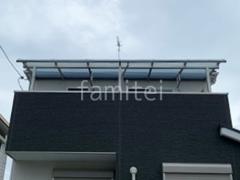 ベランダ屋根 YKKソラリアR2階 連棟