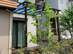 1階テラス屋根 YKKフル木製調 サザンテラス フレームタイプ