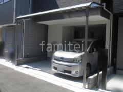 1階テラス屋根 LIXIL スピーネR 3階ベランダ屋根 パワーアルファRB 雪30