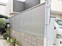 目隠しフェンス塀 LIXIL AB YM2型 横目隠し2