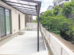 フル木製調雨除け屋根 日除け