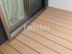 ウッドデッキ LIXIL 1階テラス屋根 YKKAP フェンス F&F