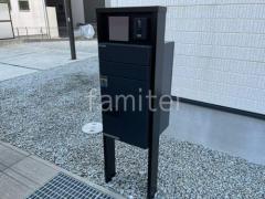 宅配ボックス門柱 カーポート横2台(ワイド)