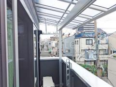 ベランダ屋根 YKKソラリア3階 積雪50cm対応