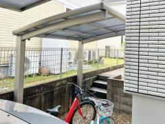 サイクルポート 手すり